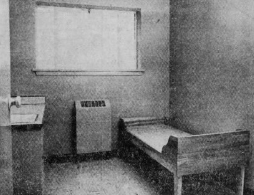 Monastery cell, 1955